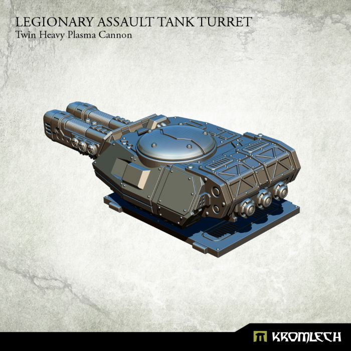 Kromlech Legionary Assault Tank Turret: Twin Heavy Plasma Cannon - TISTA MINIS