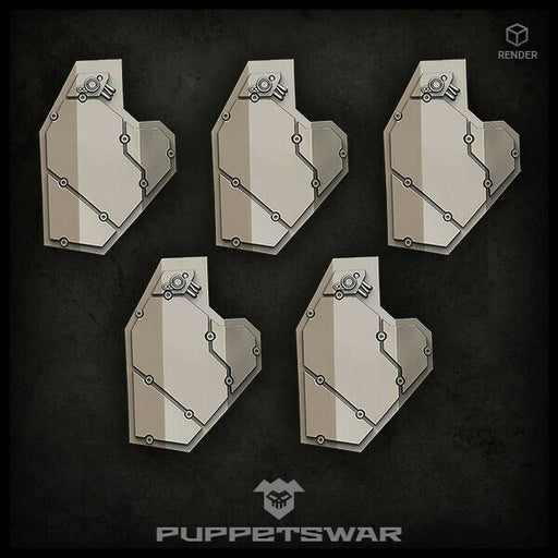 Puppets War Tech Shields (left) New - Tistaminis