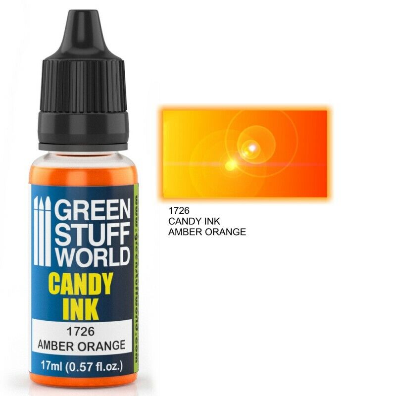 Green Stuff World Inks Candy Ink AMBER ORANGE - Tistaminis