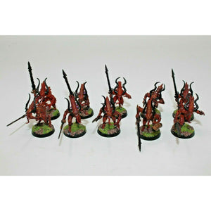 Warhammer Warriors Of Chaos Bloodletters Well Painted - E2 | TISTAMINIS
