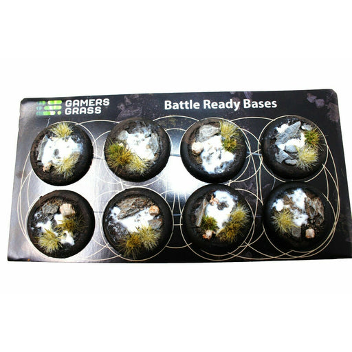 Gamers Grass Winter Bases RoundLip 30mm (x8) - TISTA MINIS