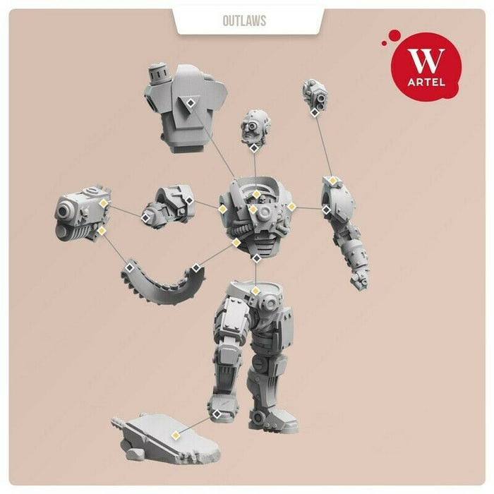 Artel Miniatures - Cyborg Brute 1.0 28mm New - TISTA MINIS