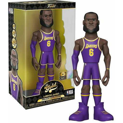 Funko POP GOLD CHASE 12" NBA LEBRON JAMES (LAKERS) New - Tistaminis