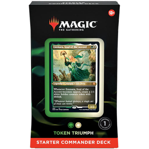 Magic the Gathering Starter Commander Deck - Token Triumph New - Tistaminis