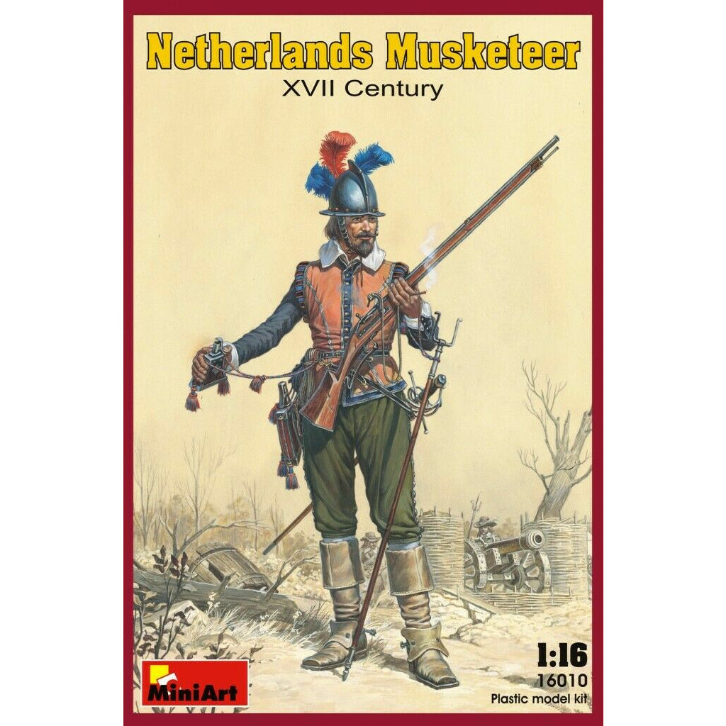 MiniArt Netherlands Musketeer. XVII c. (1/16) New - TISTA MINIS