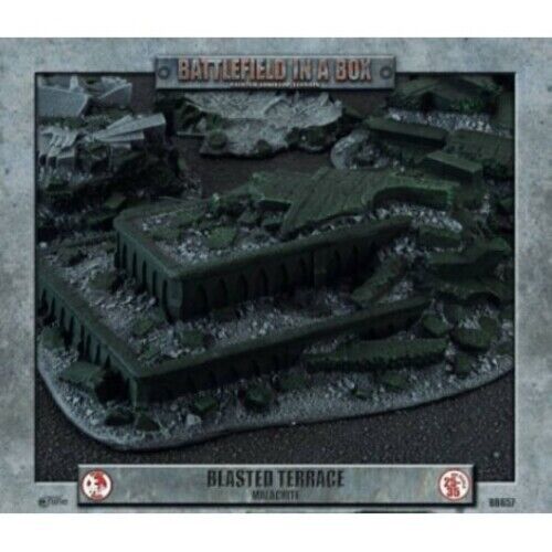 Battlefield in a Box Gothic Battlefields: Blasted Terrace - Malachite (x1) New - Tistaminis