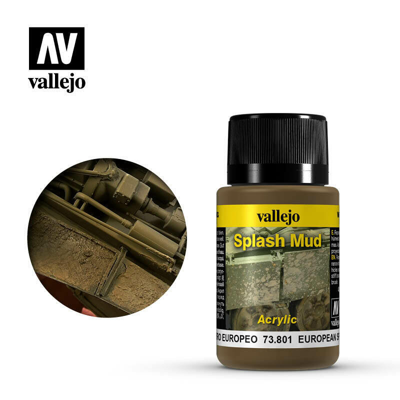 Vallejo Weathering Effects European Splash Mud - VAL73801 - Tistaminis