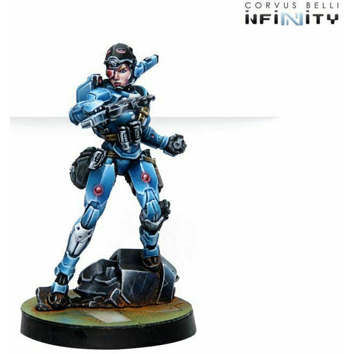 Infinity: PanOceania Patsy Garnett, Orc Troops Varuna Div NCO New - TISTA MINIS