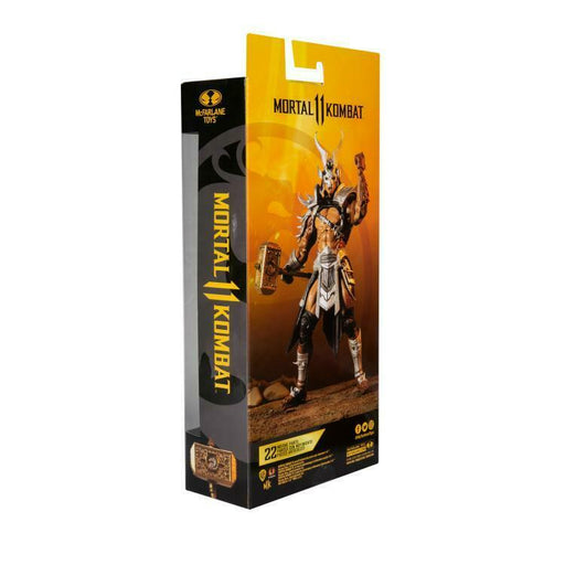 MORTAL KOMBAT 7" SHAO KAHN PLATINUM ACTION FIGURE New - Tistaminis