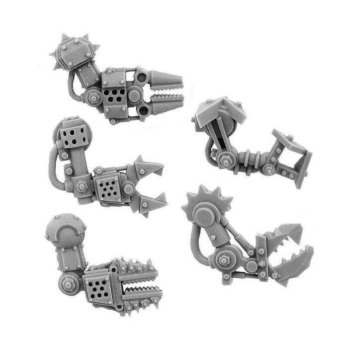 Wargames Exclusive ORK CYBORG CONVERSION BITS BIONIC FIST ARM (RIGHT) New - TISTA MINIS