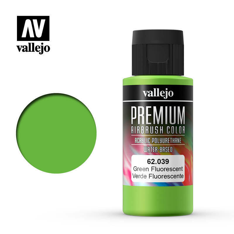 Vallejo Premium Color Paint Green Fluo - VAL62039 - Tistaminis