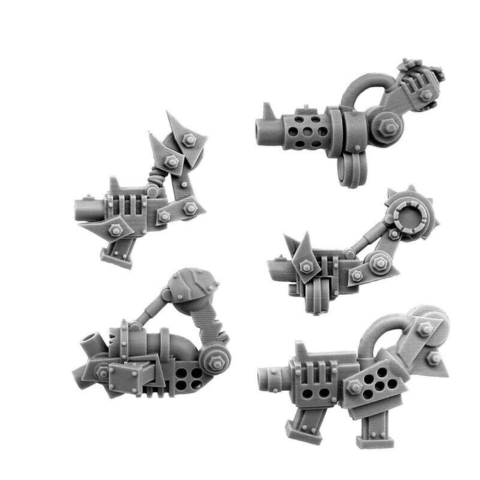 Wargames Exclusive ORK CYBORG CONVERSION BITS BIONIC SLUGGA ARM K/403 New - TISTA MINIS