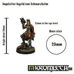 Kromlech Inquisitor Ingrid von Schwarzheim New - TISTA MINIS
