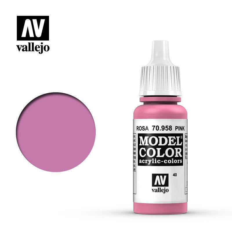 Vallejo Model Colour Paint Pink (70.958) - Tistaminis