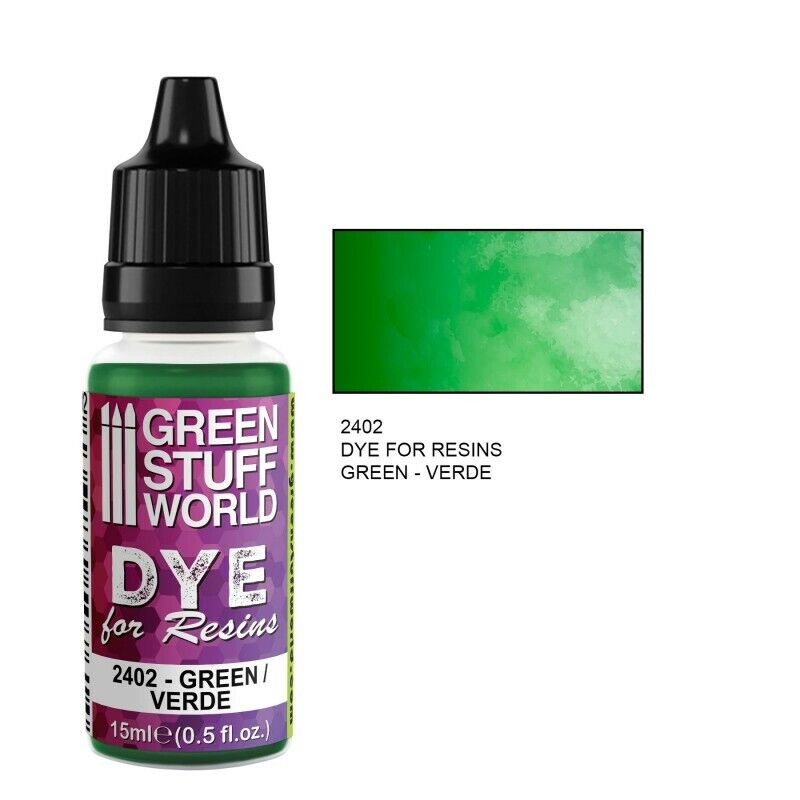 Green Stuff World Auxiliary Dye for Resins GREEN - Tistaminis