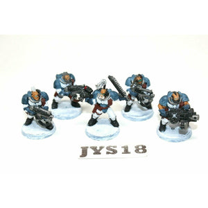 Warhammer Space Marines Space Wolves Scouts With Heavy Bolter - JYS18 - Tistaminis