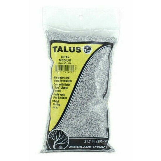 Woodland Scenics Talus Medium Grey New - TISTA MINIS