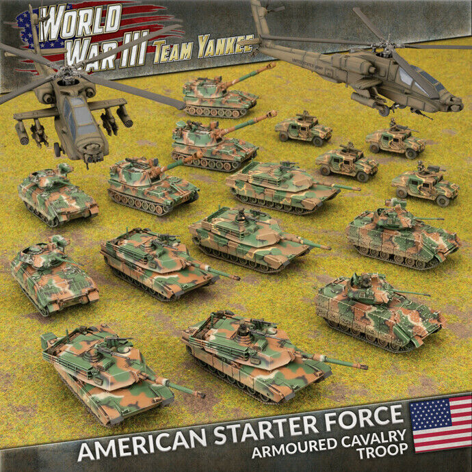 Team Yankee American Starter Force - Armoured Cavalry Troop New - TISTA MINIS