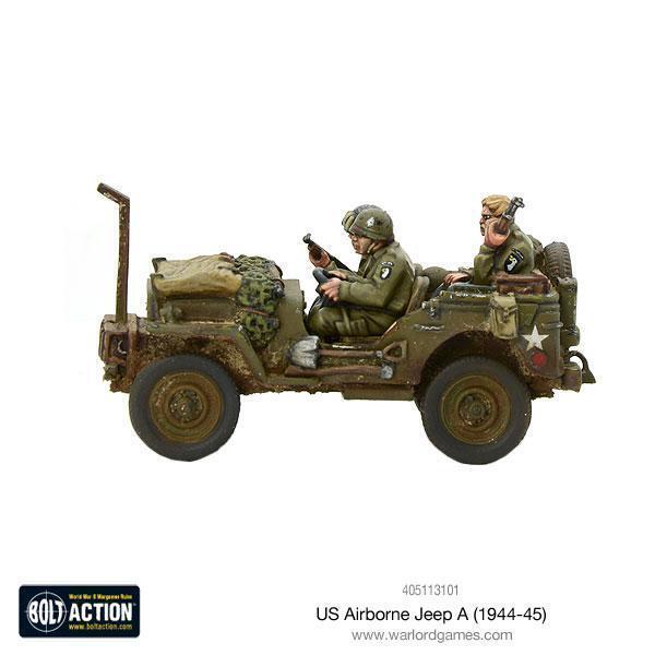 Bolt Action US Airborne Jeep (1944-45) New - Tistaminis