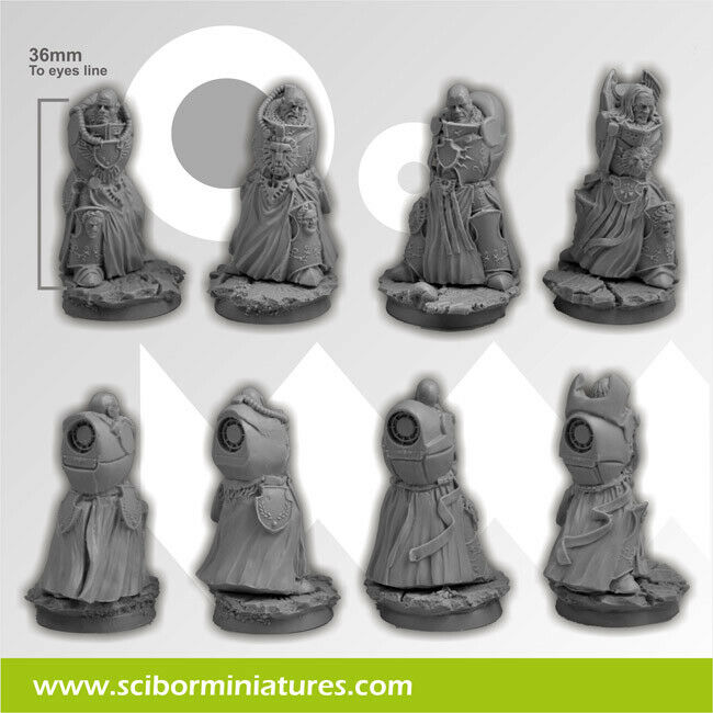 Scibor Miniatures SF Roman Legionaries Bodies Set4 (4) New - TISTA MINIS