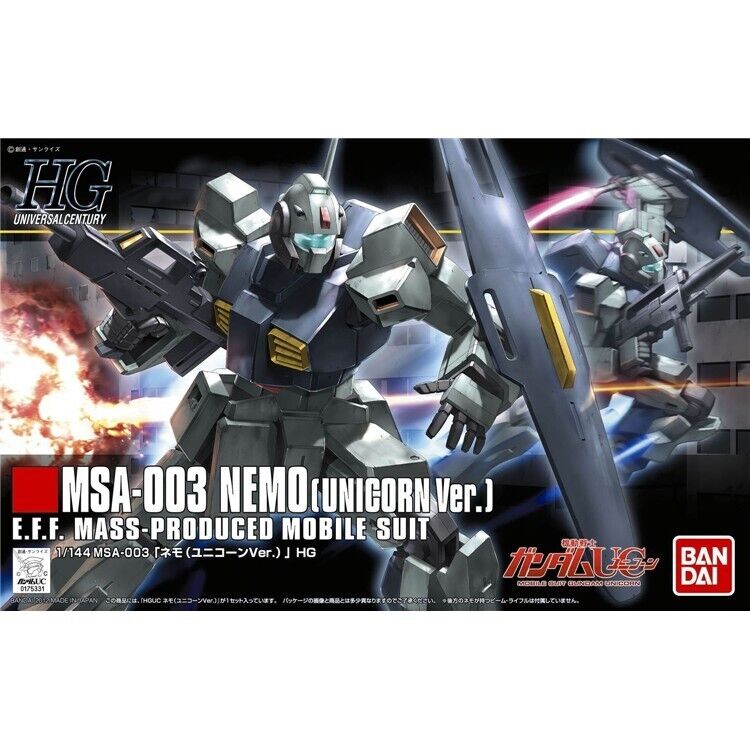 Bandai Gundam HGUC 1/144 #140 Nemo (Unicorn Ver) New - Tistaminis