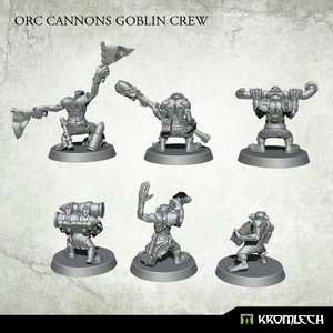 KromlechOrc Cannons Goblin Crew New - TISTA MINIS