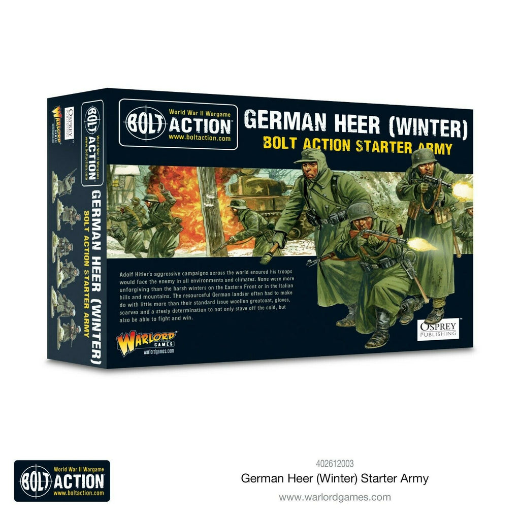 Bolt Action German Heer Winter Starter Army New - TISTA MINIS