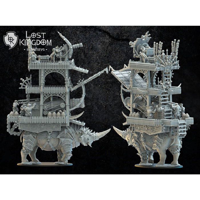 Lost Kingdoms	Rhino Magmhorin Siege Tower -3D Printed - Tistaminis