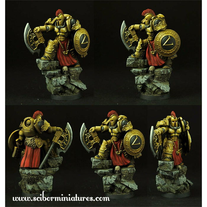 Scibor Miniatures 28mm SF Spartan General New - TISTA MINIS