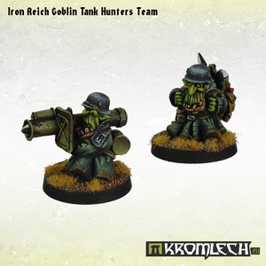 Kromlech Iron Reich Goblin Tank Hunters Team New - TISTA MINIS