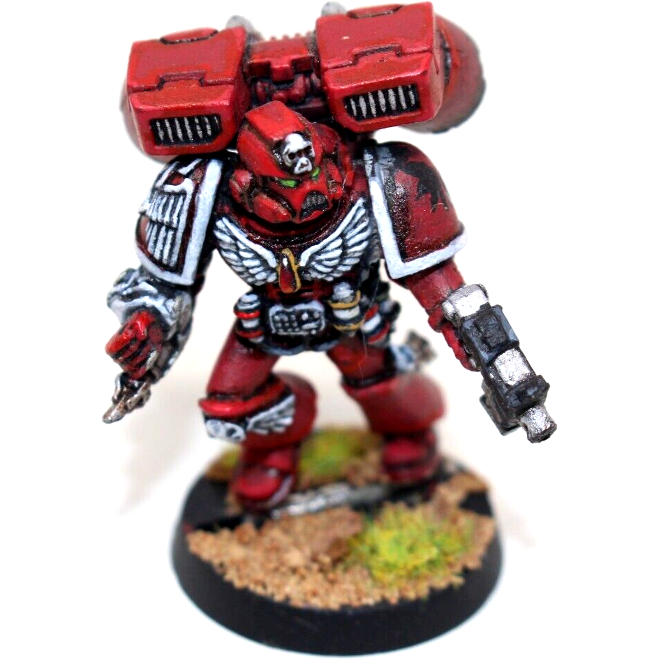Warhammer Space Marines Blood Angels Apothecary Metal Well Painted - A38 - Tistaminis