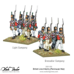 Black Powder American War of Independence British Line Infantry Peninsular New - TISTA MINIS