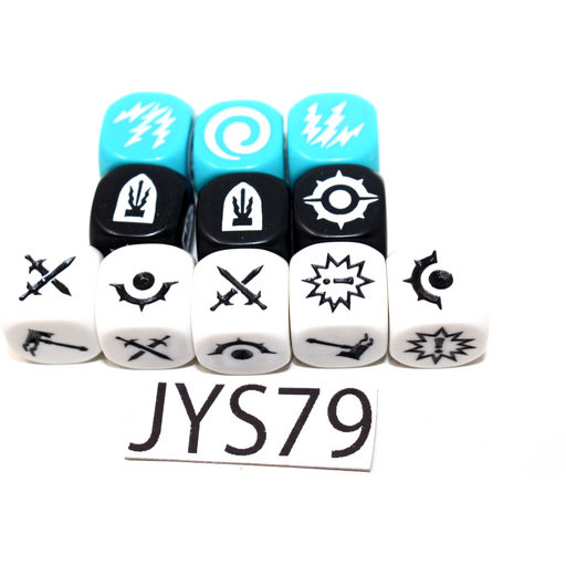 Warhammer Shadespire Magic Attack And Defence Dice - JYS79 - Tistaminis