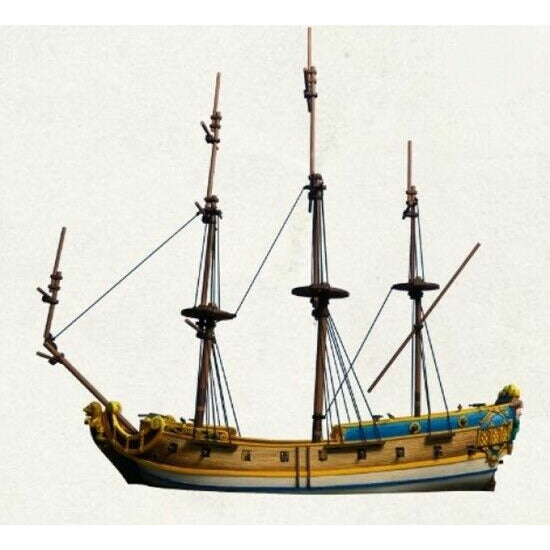 Blood & Plunder 6th Rate Frigate Ship New - TISTA MINIS