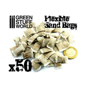 Green Stuff World Flexible Sandbags x50 New - TISTA MINIS