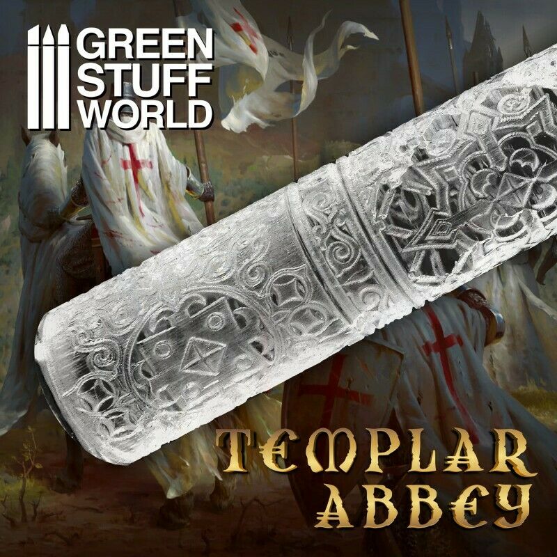 Green Stuff World Rolling Pin Templar Abbey New - Tistaminis