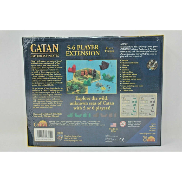 CATAN 4th Ed: EXPLORERS PIRATES 5-6 PLAYER | TISTAMINIS