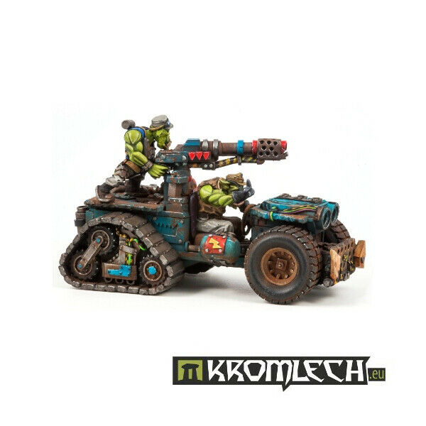 Kromlech Orc Halftrack with Flamer New - TISTA MINIS