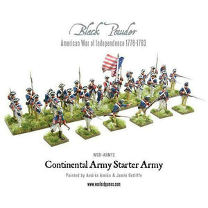 Black Powder Continental Army Starter Army New - TISTA MINIS