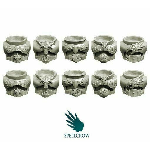 Spellcrow Salamandra Knights Torsos (ver.2) - SPCB5912 - TISTA MINIS