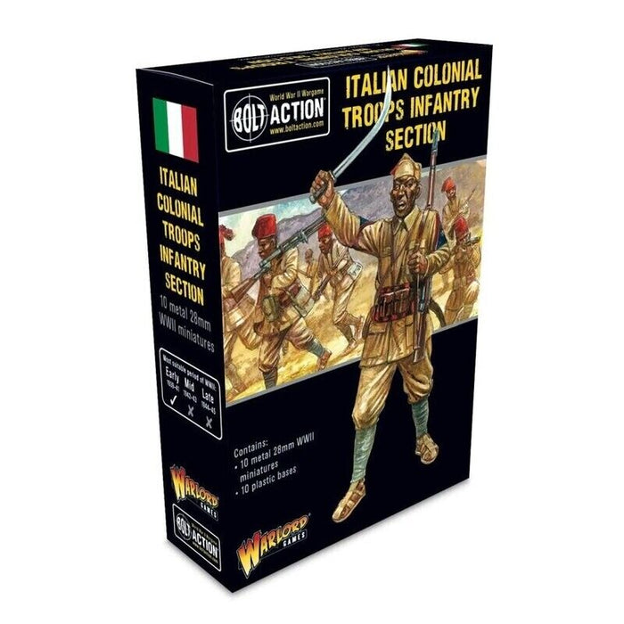 Bolt Action Italian Italian Colonial Troops Infantry squad	Q4 2022 Pre-Order - Tistaminis