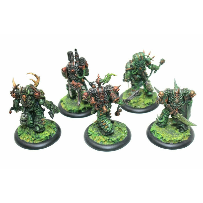 Warhammer Chaos Space Marines Plague Marines Well Painted - A17 - Tistaminis