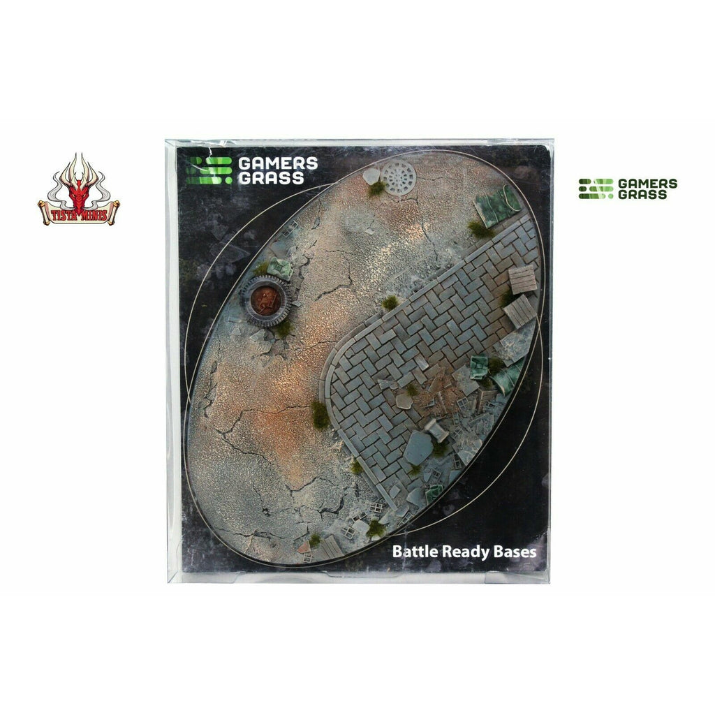 Gamers Grass Urban Warfare Bases Oval 170mm (x1) - TISTA MINIS
