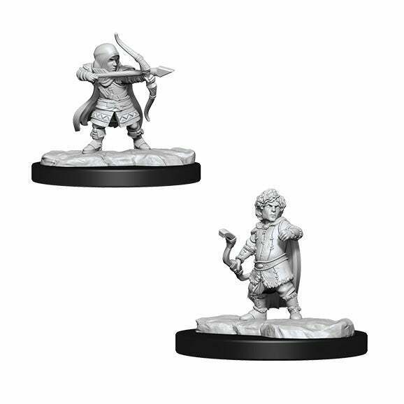 Critical Role Unpainted Miniatures Wave 1: Lotusden Halfling Ranger Male New - Tistaminis