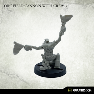 Kromlech Orc Field Cannon with Crew 3 New - TISTA MINIS