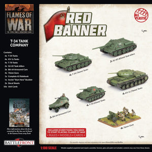 Flames of War	Red Banner T-34 Tank Battalion Army Deal Aug 20 Pre-Order - Tistaminis