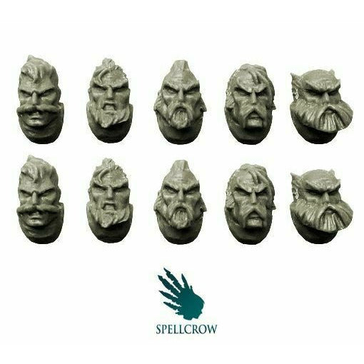 Spellcrow Space Knights Wolves Heads - SPCB5814 - TISTA MINIS
