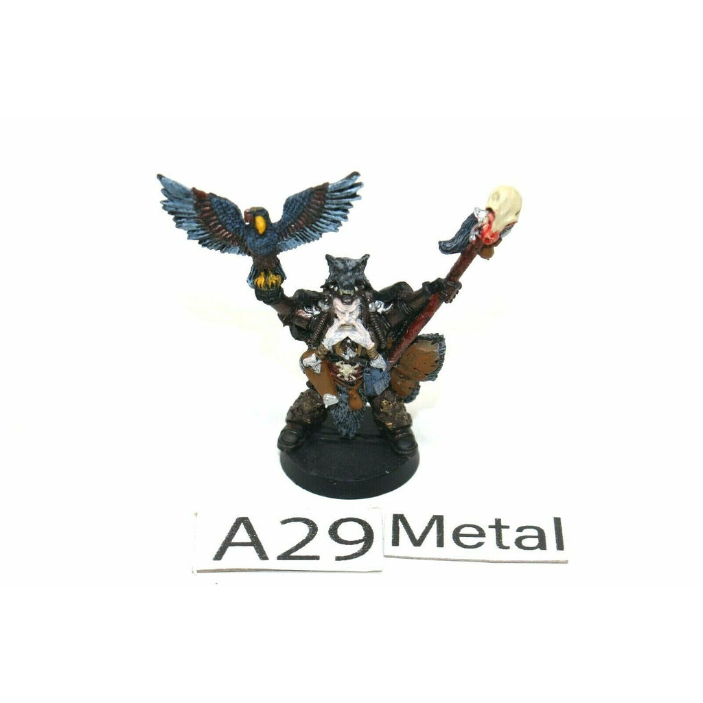 Warhammer Space Marines Space Wolves Njal Stormcaller Metal Incomplete - A29 - TISTA MINIS