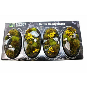 Gamers Grass Highland Bases Oval 60mm (x4) - TISTA MINIS