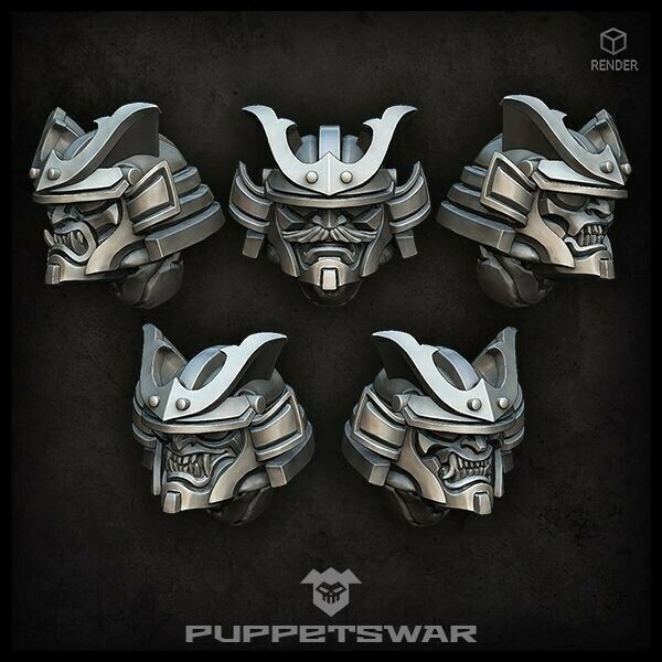 Puppets War Loyal Daimyo Helmets New - Tistaminis